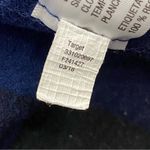 Wild Fable Navy Buffalo Check Plaid Flannel Cropped Button Down Shirt Size XL Photo 11