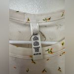 SKIMS NWT  Cotton Rib Tank Dress Marigold Rosebud | Women’s Fitted Midi Photo 3