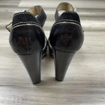 Michael Kors  Astor Quarter Strap Heels Women's Black Silver Studs 9 Photo 3
