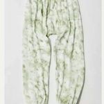 Urban Outfitters New  Out From Under Hansel Tie Dye Joggers Green Harem Medium Photo 0