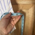 ZARA  women’s White and Blue Striped Women's Top size M Photo 2