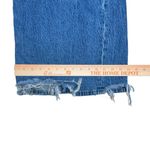 We The Free  CRVY Destructed Straight-Leg Jeans Wide Leg Baggy Size 32 Blue Denim Photo 12