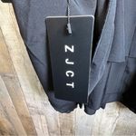 ZJCT Black Baby Doll Dress with Layers & Puff Sleeves Wear On or Off Shoulders Size XL Photo 10