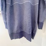 Anthropologie  Daily Practice Knit Tunic Dress Blue Stripe, Cotton, XL Photo 5