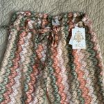 Becca  Solstice Crochet Lace Wide Leg Pants in Cameo Multi, Medium , NWT Photo 3