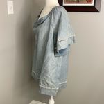 Ralph Lauren Lauren  off the shoulder denim blouse Women Size XL NWT Photo 1