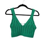 RUE STIIC Mabel Knit Bra Top Sz Small Green Photo 1