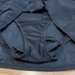 Aqua Green  Women's UPF 50 Black Split at Hem Swim Skirt - Size XL - NWT Photo 5