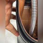 Givenchy  Elegant Sexy Black Leather Shark Lock Peep Toe Booties Size 40 Photo 11