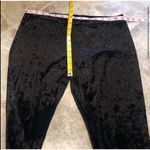 Adam Levine 🆕  velour solid black stretchy leggings size large pull on Photo 2