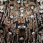 Mac Duggal  2256 Black Beaded Square Neck Long Sleeve Jersey Gown Photo 7