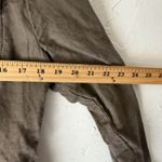 CAbi ‎ Jacket Womens Medium Brown Belted Utility Safari Linen Button Up Pockets Photo 7