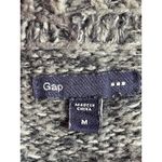 Gap  Marled Gray Shawl Collar Open Front Cardigan Sweater Size M Cozy Knit I0188 Photo 2