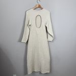 Free People Gabby Seamless Midi Dress Women's M/L Ivory Wet Plaster Textured NWT Photo 5