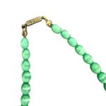 Vintage Beaded Necklaces White Blue Purple Green Blue Bangle Bracelet 4 Pieces Photo 2