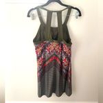 prAna  Cantine Halter Active Dress Women's L Cargo Marrakesh Olive Green Sporty Photo 9