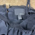 Greylin  Black Silk Camisole with Eyelet Ruffle 
Size: small Photo 2