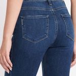 Revolve Paige Navy Blue Denim Hoxton Ultra Skinny Jeans Photo 5