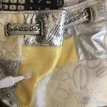 Bebe Vintage Y2K Logo Faux Fur Leather Shoulder Bag OS Photo 7