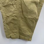 American Eagle stretch barrel leg cargo pants khaki olive tan size 10 Utility Photo 3