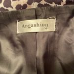 Angashion | Animal print silky blazer with pockets Photo 8