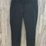 Loft Modern Fit Black Patterned Low Rise Ankle Modern Fit Pants Womens Size 0 Photo 0