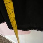 Vintage Black Slip Maxi Skirt Nylon Lingerie Gothic Witchy‎ Whimsigoth Large Photo 3