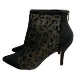 J. Renee Womens Sosian Black Mesh/Suede Heels Shoes 10 Medium Photo 0