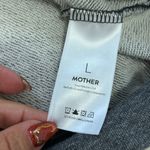 Mother The Tie Up Easy Sweatshirt Charcoal Size L Photo 6