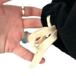 n:philanthropy Olympia Distressed Sweatshirt in Black Cat Size Medium Photo 5