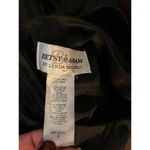 Betsy and Adam Dress Black Cap Sleeve Ruched By Linda Bernell Open Back VTG Size 8 Photo 4