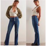 Free People CRVY Curvy Nix Corset Jeans Knox Blue Size 28 New Womens Photo 16