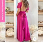 Saved by the Dress NWT MAGENTA MULTI TIE MATERNITY MAXI DRESS - SOLD OUT ONLINE Photo 3
