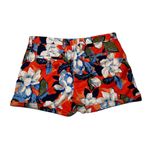 Gap Womens Girlfriend Orange Tropical Floral Bright Khakis Chino Shorts Size 10 Photo 5