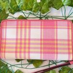 Coach Dempsey Large Phone Wallet With Garden Plaid Print And Patch c8680 Photo 1