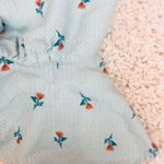 Honey Punch Blue Floral Top And Skirt Set Photo 1