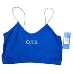 One Teaspoon O.T.S String Crop Top, Electric Blue, Size Large, NWT Photo 2