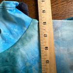 White Birch  Blue and Black Tie-Dye Top Photo 3