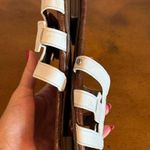 Sam Edelman Bay Cutout Slide Sandals – White Leather, Size 10 Photo 4