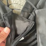 Jason Wu Black Satin Ruched V Neck Strappy Maxi Dress Sz.S NWT! Photo 14