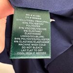 Ralph Lauren Lauren Navy Blue Single Breasted Blazer Pants Set Women's Size 6 Photo 5