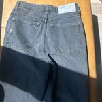 Esprit Jeans High Waist Mom Jeans Distressed Hem Black Denim Size 9/10 Photo 7