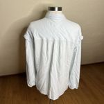 Rails  Top Womens Size Small Blue Willow Light Vintage Button Up Ruffle Shoulders Photo 8