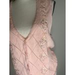 Jantzen Vintage hang embroidered Janeen pink vest woman’s medium Photo 2