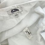 Madewell The Tall Zoe Relaxed Wide Pant in 100% Linen Salt White US 12T NWT Photo 9