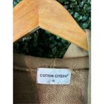 Cotton Citizen  Cropped Quarter Zip Jacket Sz Medium Toffee Drip Photo 2