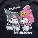 Sanrio my melody kuromi black ribbed tank top S Photo 2