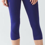 Lululemon Fast As Light Crop Emperor Blue Size 6 Photo 0
