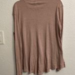 We The Free  Top People Lover Ribbed Long Sleeve Taupe Photo 1