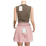 Hill House  Delphine Nap Mini Skirt, Rose Circular Lattice, Large Photo 5